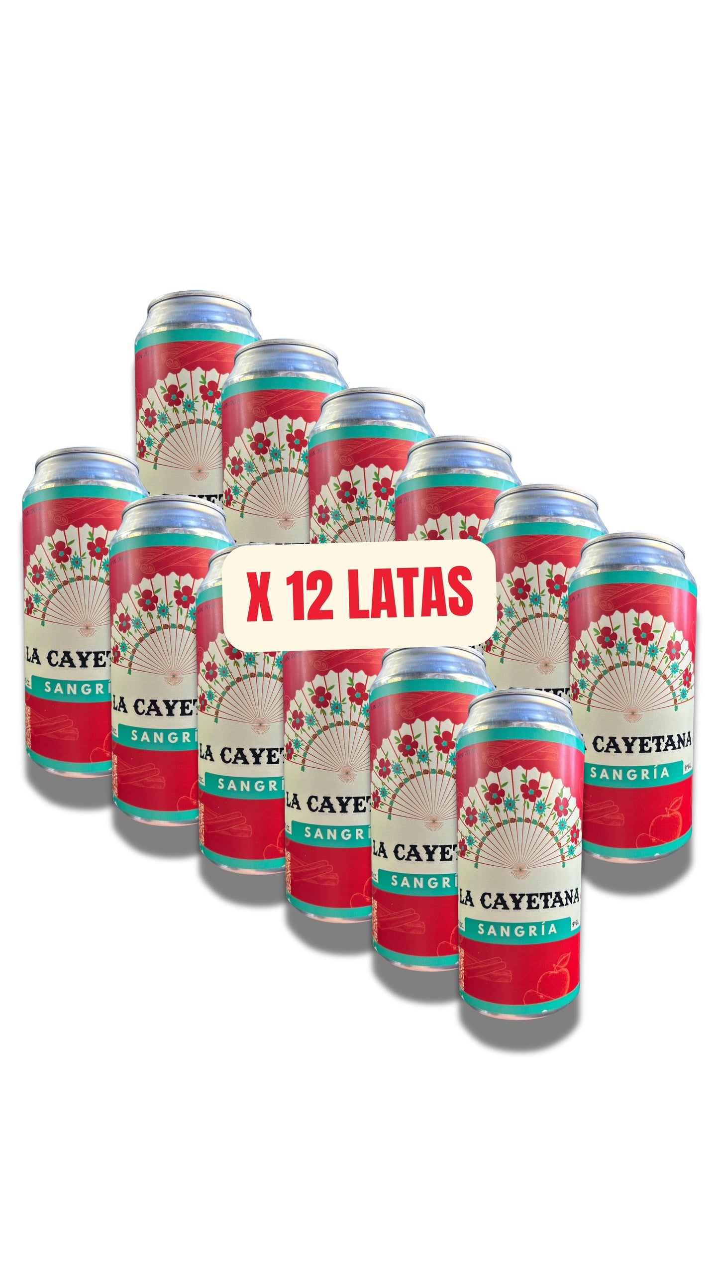 12 Latas de Sangría , 473 ml c/u