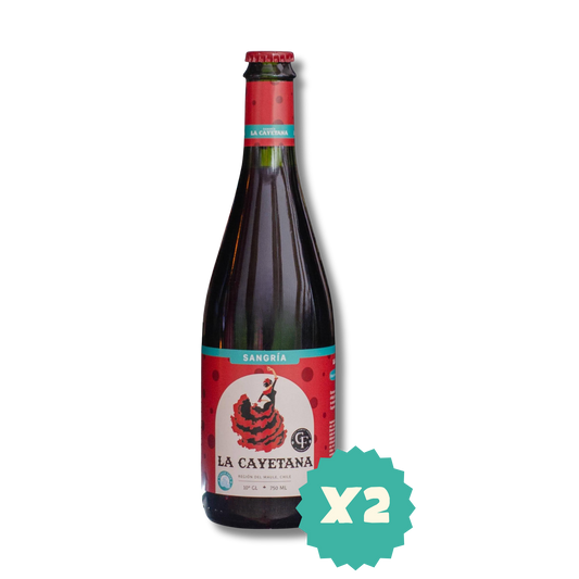 Pack 2 unidades de (750 ml c/u ) con toques de naranja, manzana y canela