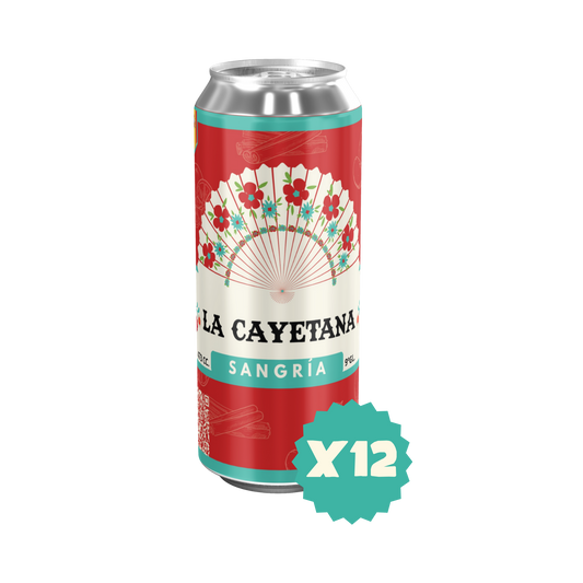 12 Latas de Sangría , 473 ml c/u